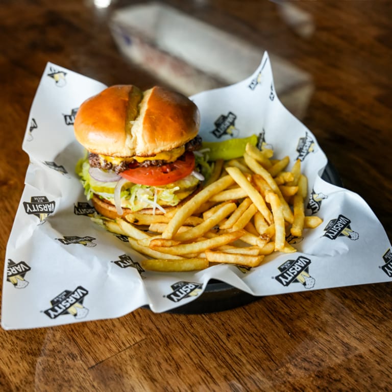 Indulge in Our Cheeseburger